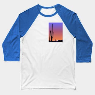 Desert sunset Baseball T-Shirt